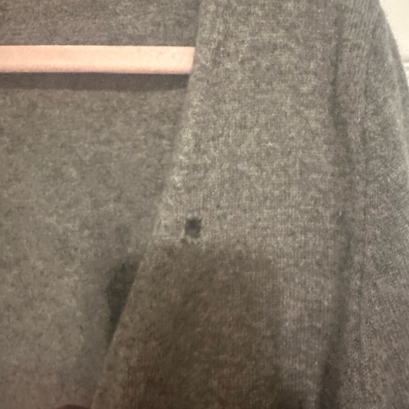 Grey babaton cashmere blend cardigan - Picture 2 of 5